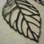 Leaf Earrings - Antique Bro..
